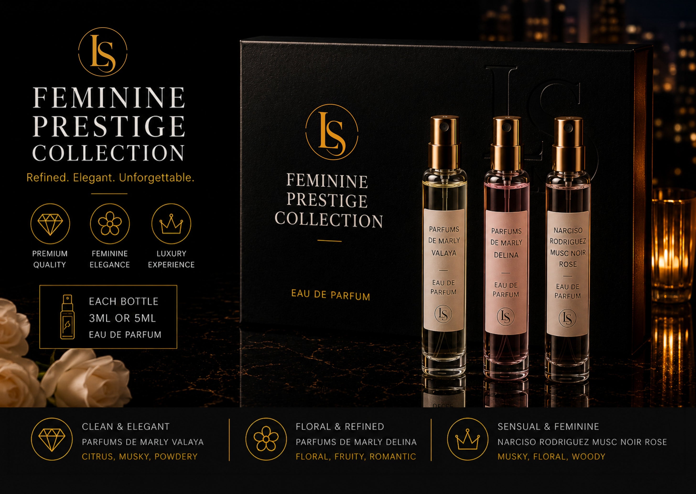 LuxScents Feminine Prestige Collection